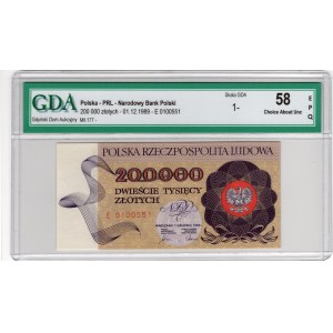 200 000 Złotych 1989, seria E