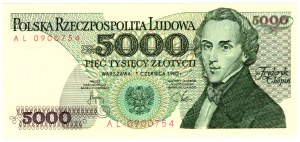 5,000 Gold 1982, AL series