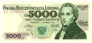 5,000 Gold 1982, AE series