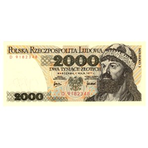 2 000 Złotych 1977, seria D