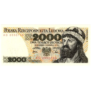 2 000 Złotych 1979, seria AD