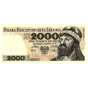 2 000 Złotych 1979, seria AE