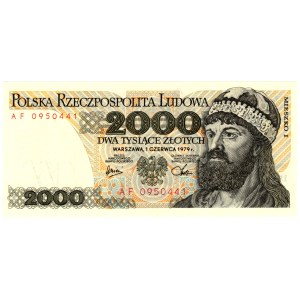 2 000 Złotych 1979, seria AF