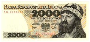 2,000 Gold 1979, AG series