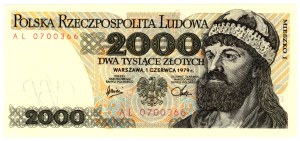 2,000 Gold 1979, AL series