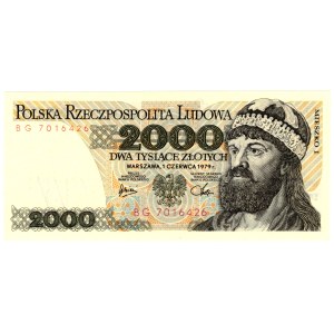 2 000 Złotych 1979, seria BG