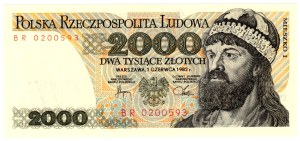 2,000 Gold 1982, BR series