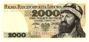 2,000 Gold 1982, BS series