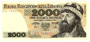 2,000 Gold 1982, CA series