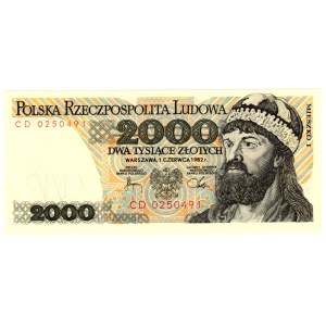 2 000 Złotych 1982, seria CD