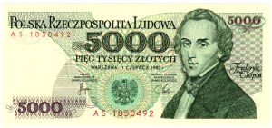 5,000 Gold 1982, AS series