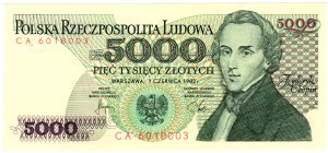5,000 Gold 1982, CA series