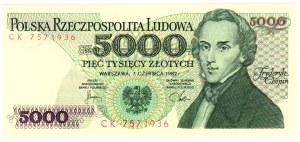 5,000 Gold 1982, CK series