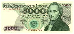 5,000 Gold 1986, Series AY