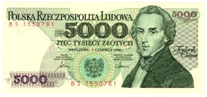 5,000 Gold 1986, BS series