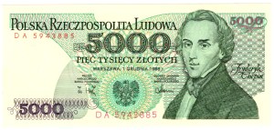 5,000 Gold 1988, DA series
