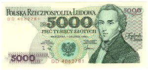 5,000 Gold 1988, Series DD