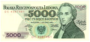 5,000 Gold 1988, DE series