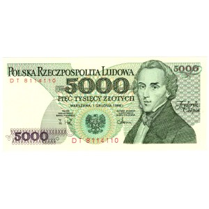 5 000 Złotych 1988, seria DT