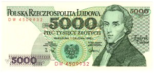 5,000 Gold 1988, DW series