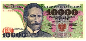 10,000 Gold 1987, Series F