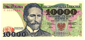 10,000 Gold 1987, Series P