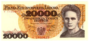20,000 Gold 1989, series Y