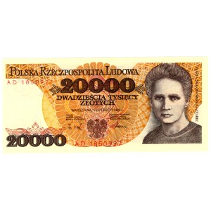 20 000 Złotych 1989, seria AD