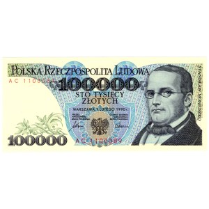 100 000 Złotych 1990, seria AC