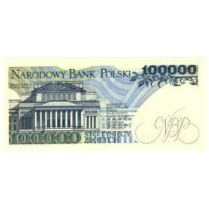 100 000 Złotych 1990, seria AS - niski numer AS0000154
