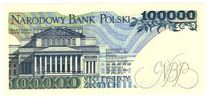 100,000 Gold 1990, series AS - low number AS0000154
