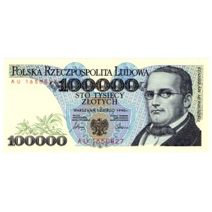 100 000 Złotych 1990, seria AU