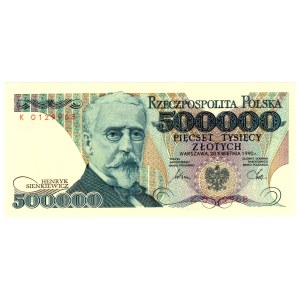 500 000 Złotych 1990, seria K