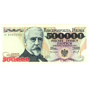500 000 Złotych 1993, seria H
