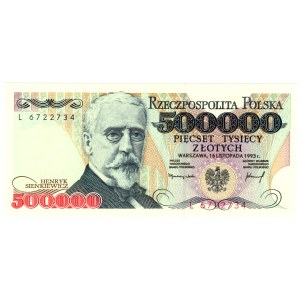 500 000 Złotych 1993, seria L