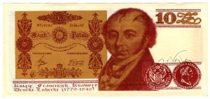 50 Zlotys 1988, PRINTED for 10 Zlotys with Hanna Gronkiewicz-Waltz, Lviv 1996