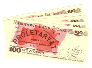 100 Gold 1986, MW series - set of 5 pieces