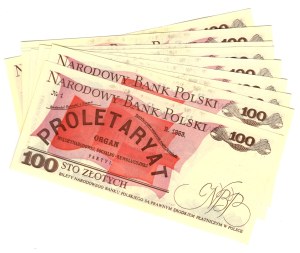 100 Gold 1986, NA series - set of 9 pieces