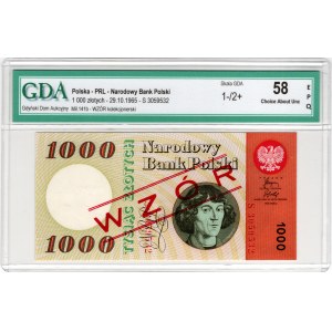 1 000 Złotych 1965, seria S, WZÓR