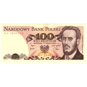 100 Złotych, 1979, seria GU
