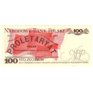 100 Złotych, 1982, seria HW