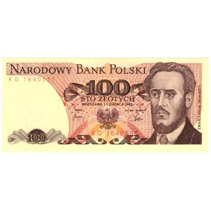 100 Złotych, 1982, seria KG