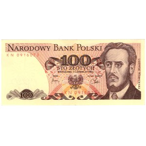 100 Złotych, 1982, seria KN