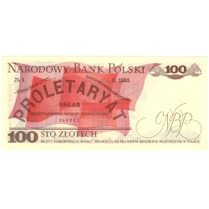 100 Złotych, 1986, seria LY