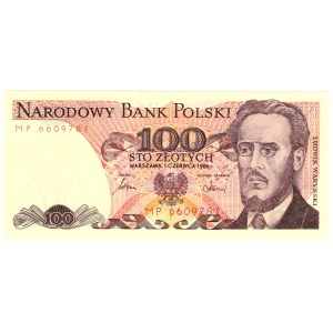 100 Złotych, 1986, seria MP