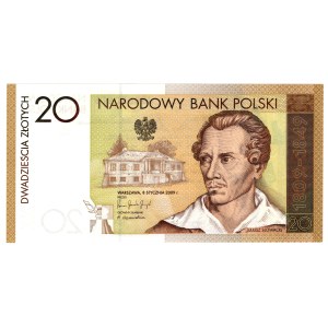 20 złotych 2009, Juliusz Słowacki