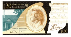 20 zl 2010, Frederic Chopin