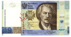 PWPW, 19 gold 2019, 100th anniversary, Ignacy Paderewski