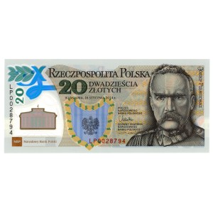 20 złotych 2014, Legiony Polskie, Piłsudski
