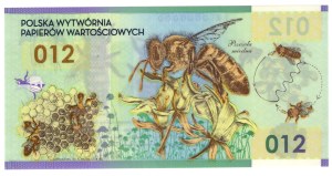 PWPW, 012, test bill, Honeybee, 2012